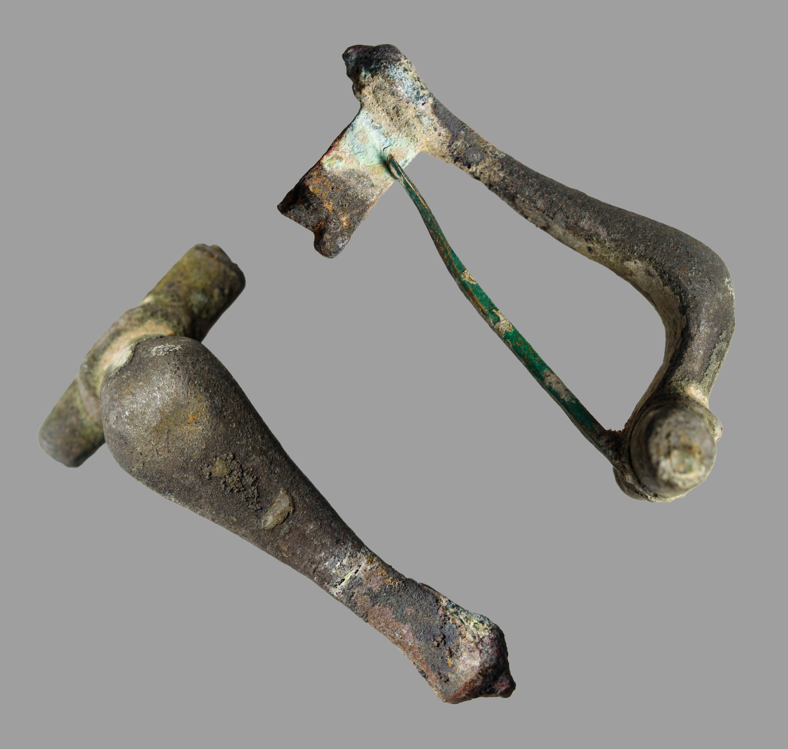 CERTIFIED Authentic Antiquity Greek Hellenistic Bronze Fibula 250BC Artifact