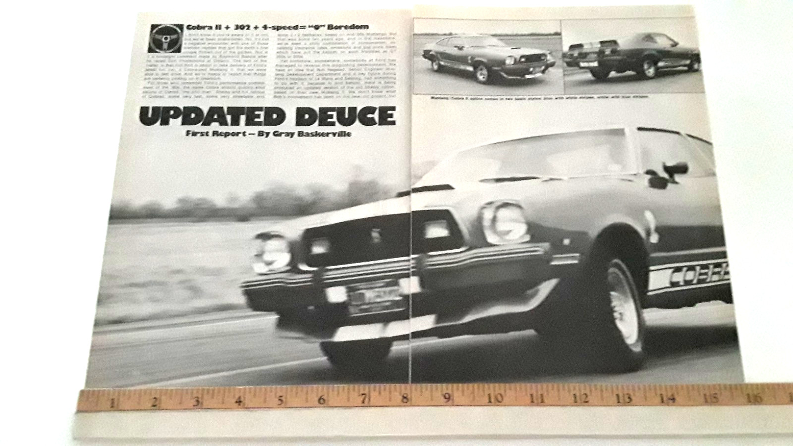 1976 MUSTANG II COBRA 302 - SPECIFICATIONS - ORIGINAL 1976 ARTICLE 1976 MUSTANG II COBRA 302 - SPECIFICATIONS - ORIGINAL 1976 ARTICLE