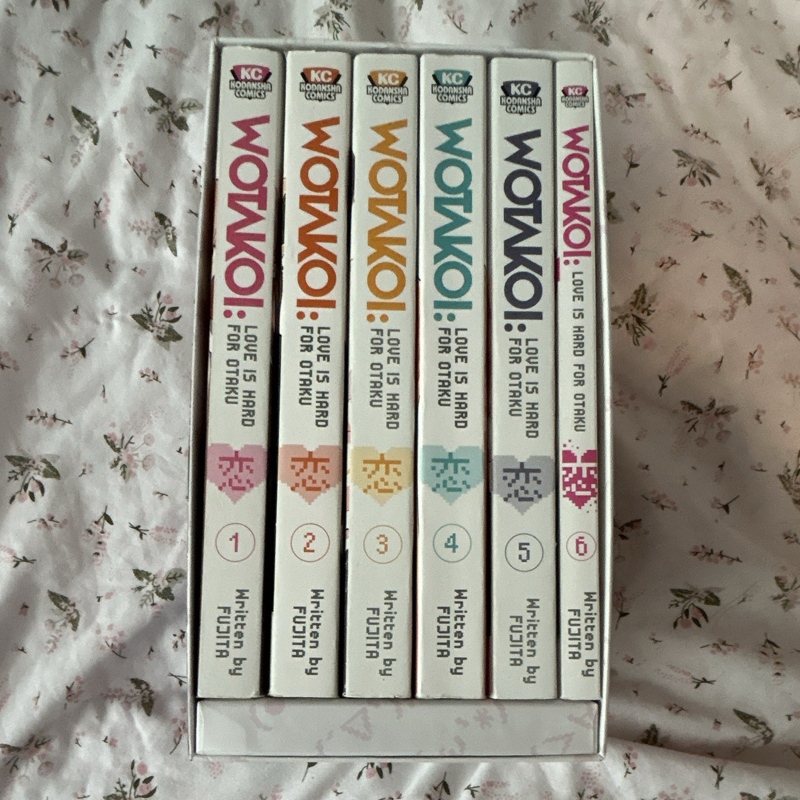 Wotakoi: Love Is Hard for Otaku Complete Manga Box Set Vol 1-6 Fujita