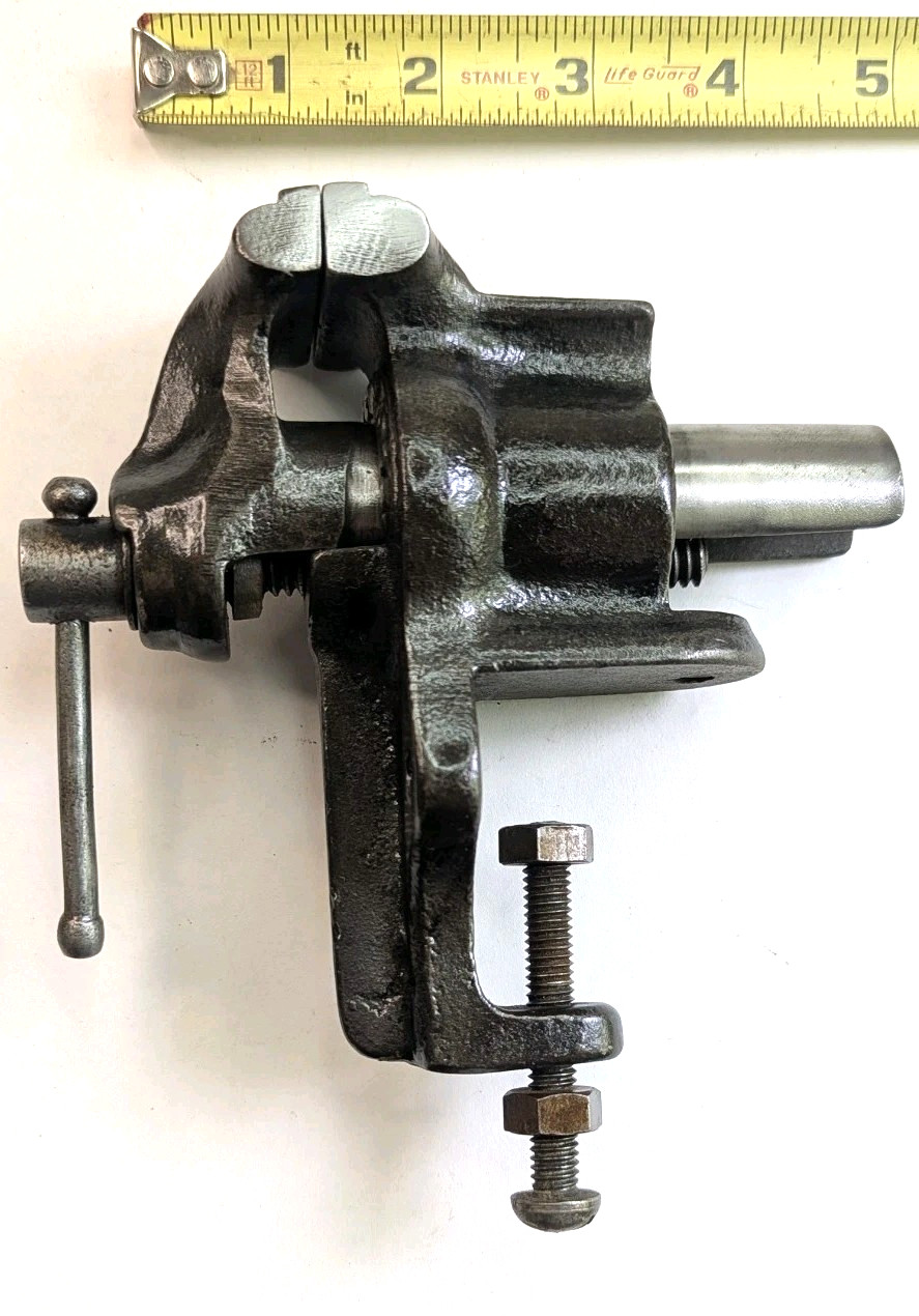Vintage Small Table Mount Mini Vise Pat. June 16, 1885 Vintage Small Table Mount Mini Vise Pat. June 16, 1885