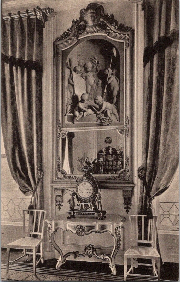 1927 The Hague Huis ten Bosch Jacob de Wit Grisaille Panel Art Postcard 1927 The Hague Huis ten Bosch Jacob de Wit Grisaille Panel Art Postcard