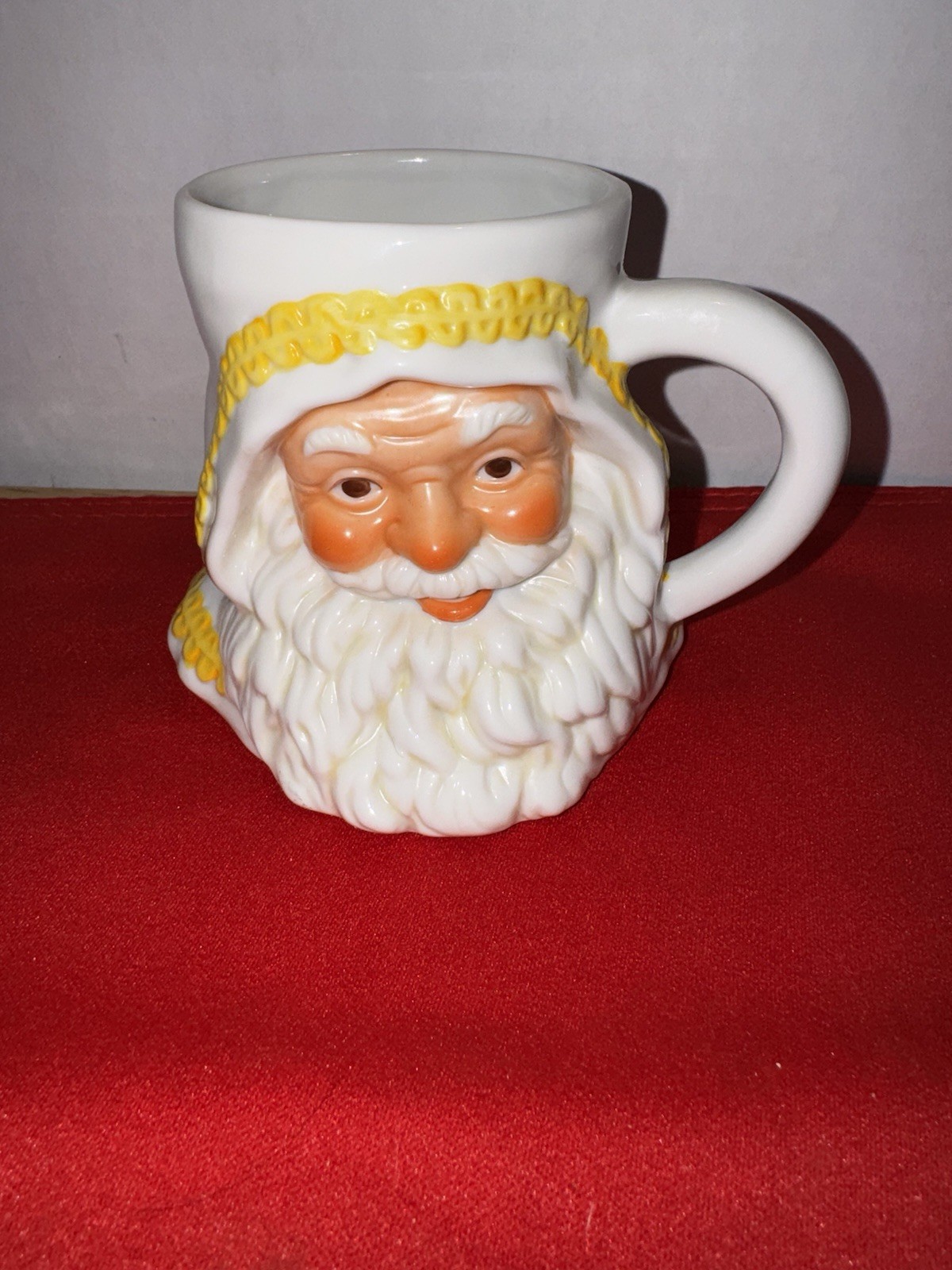 1991 Possible Dreams Santa Mug Ceramic Christmas Father Christmas Taiwan Vtg