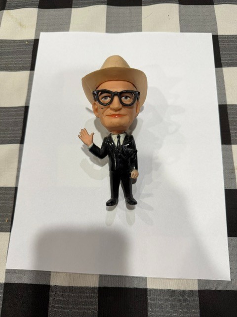 vintage remco 1964 senator barry goldwater political figure dashboard doll 5.5” vintage remco 1964 senator barry goldwater political figure dashboard doll 5.5”