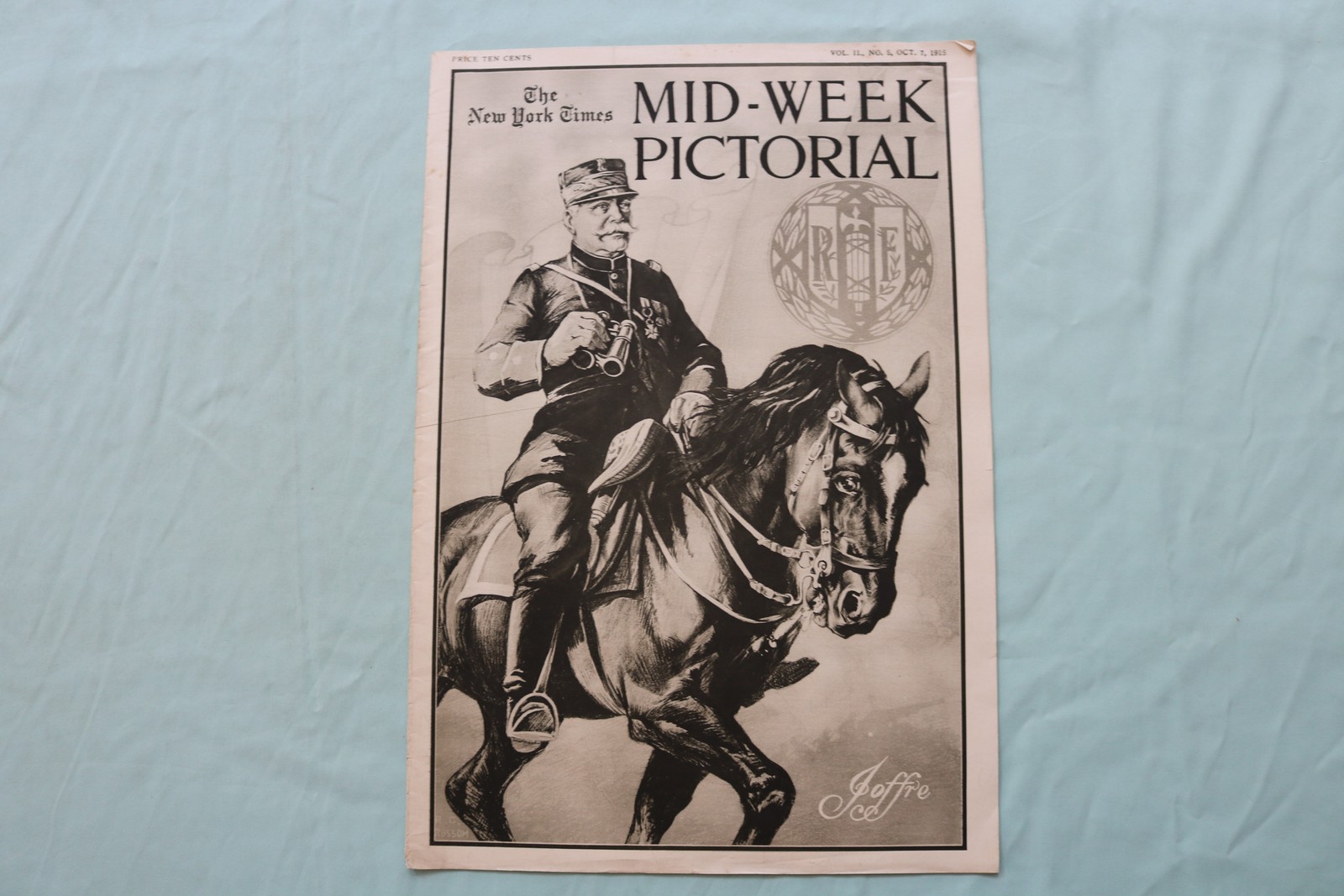 1915 OCTOBER 7 NEW YORK TIMES MID-WEEK PICTORIAL - KING ALBERT I - NP 9115 1915 OCTOBER 7 NEW YORK TIMES MID-WEEK PICTORIAL - KING ALBERT I - NP 9115