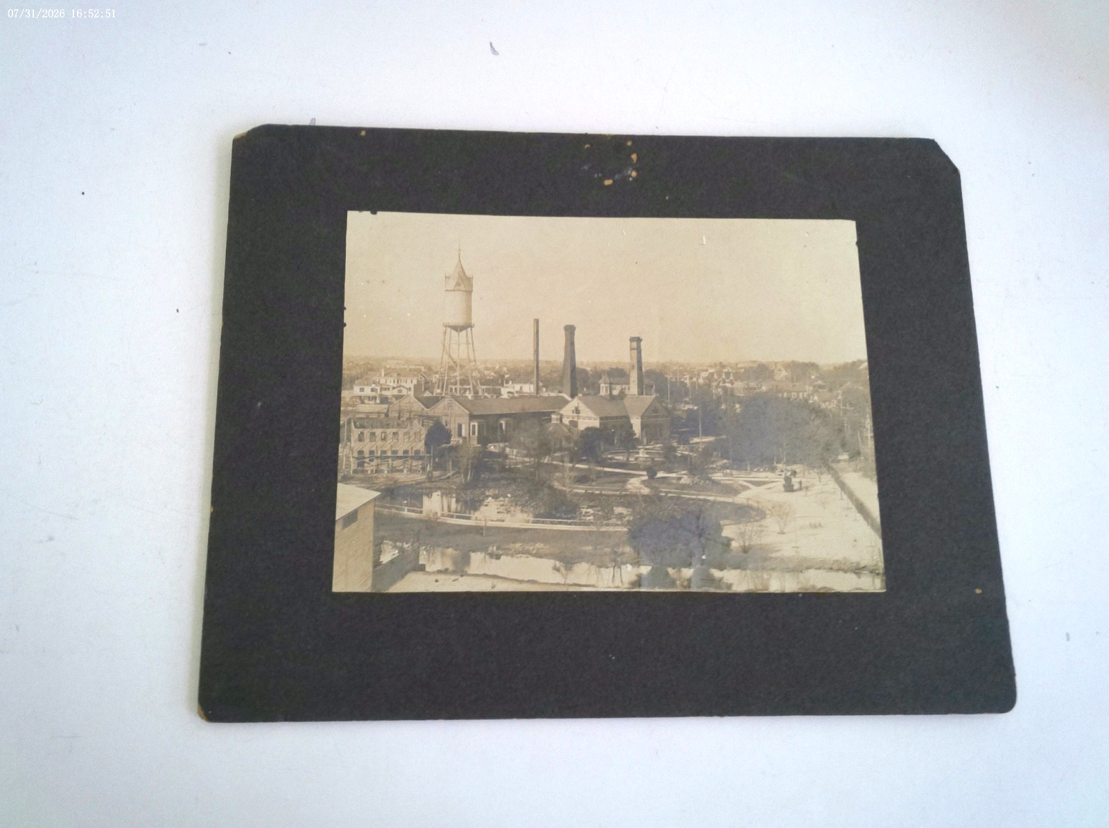 Very Rare Photo of Jacksonville, Fla. Water Works (C. 1900) at Main & 1st Ave.
