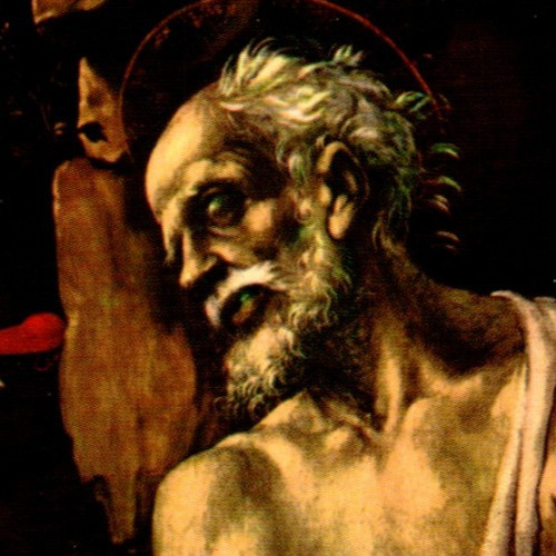 * VTG Art Postcard Filippo Lippi St Jerome Florence Italy Uffizi Gallery