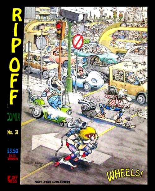 RIP OFF COMIX #31, (1977) SUMMER 1991, FINAL ISSUE, WHEELS SHELTON, UNDERGR