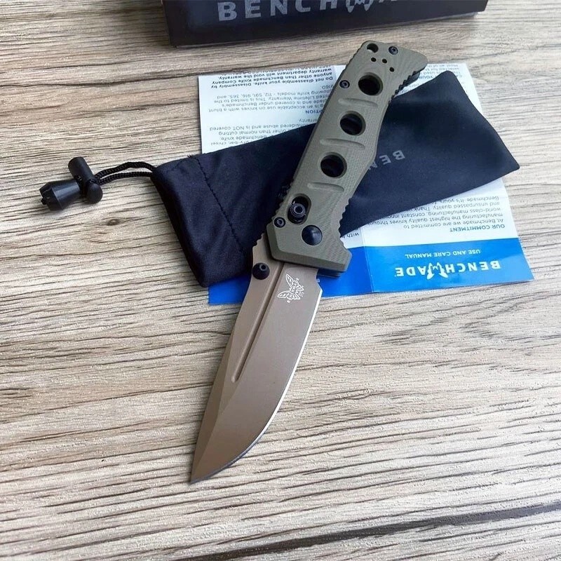 Benchmade 273FE-2 Mini Adamas CruWear Folding Knife OD Green G10 EDC Pocket NEW Benchmade 273FE-2 Mini Adamas CruWear Folding Knife OD Green G10 EDC Pocket NEW