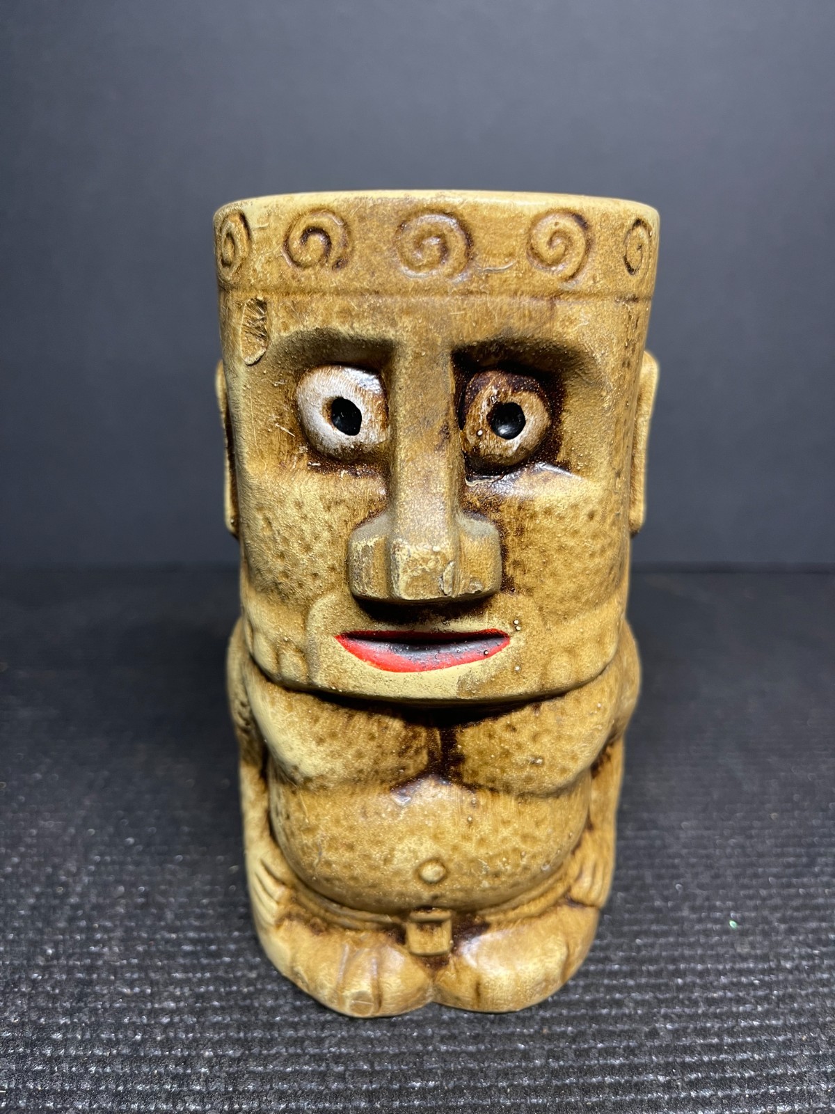 Vintage 1960’s Westwood Hawaii Tiki Bank Not Mug Smily Mouth style