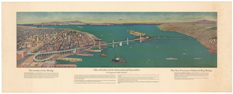 1933 Pictorial View, Golden Gate International Expo. \'A Pageant of the Pacific\'