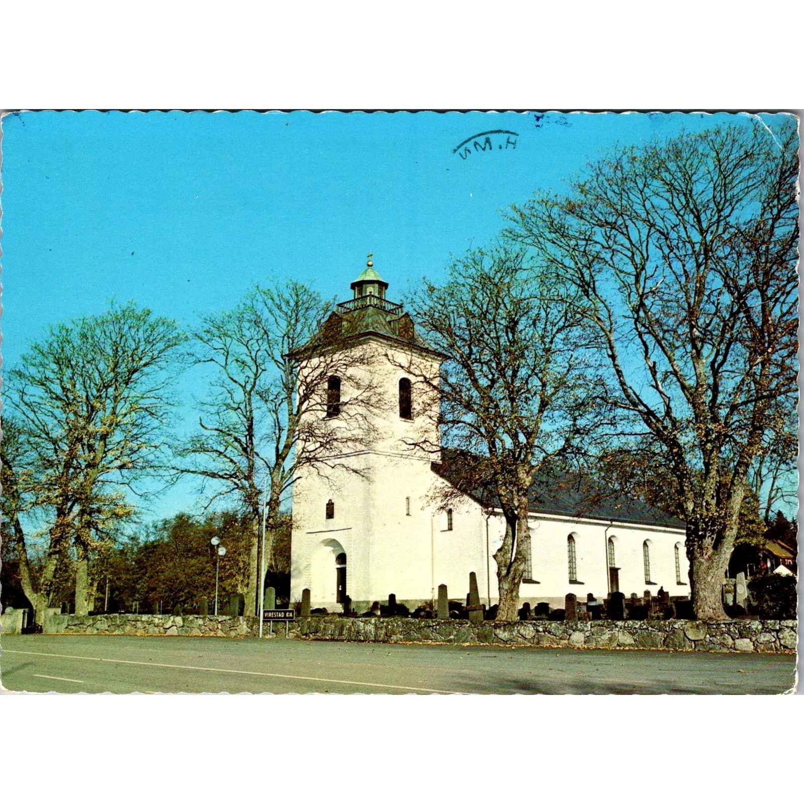 The Sunne Church in Sweden Vintage Postcard SPP24