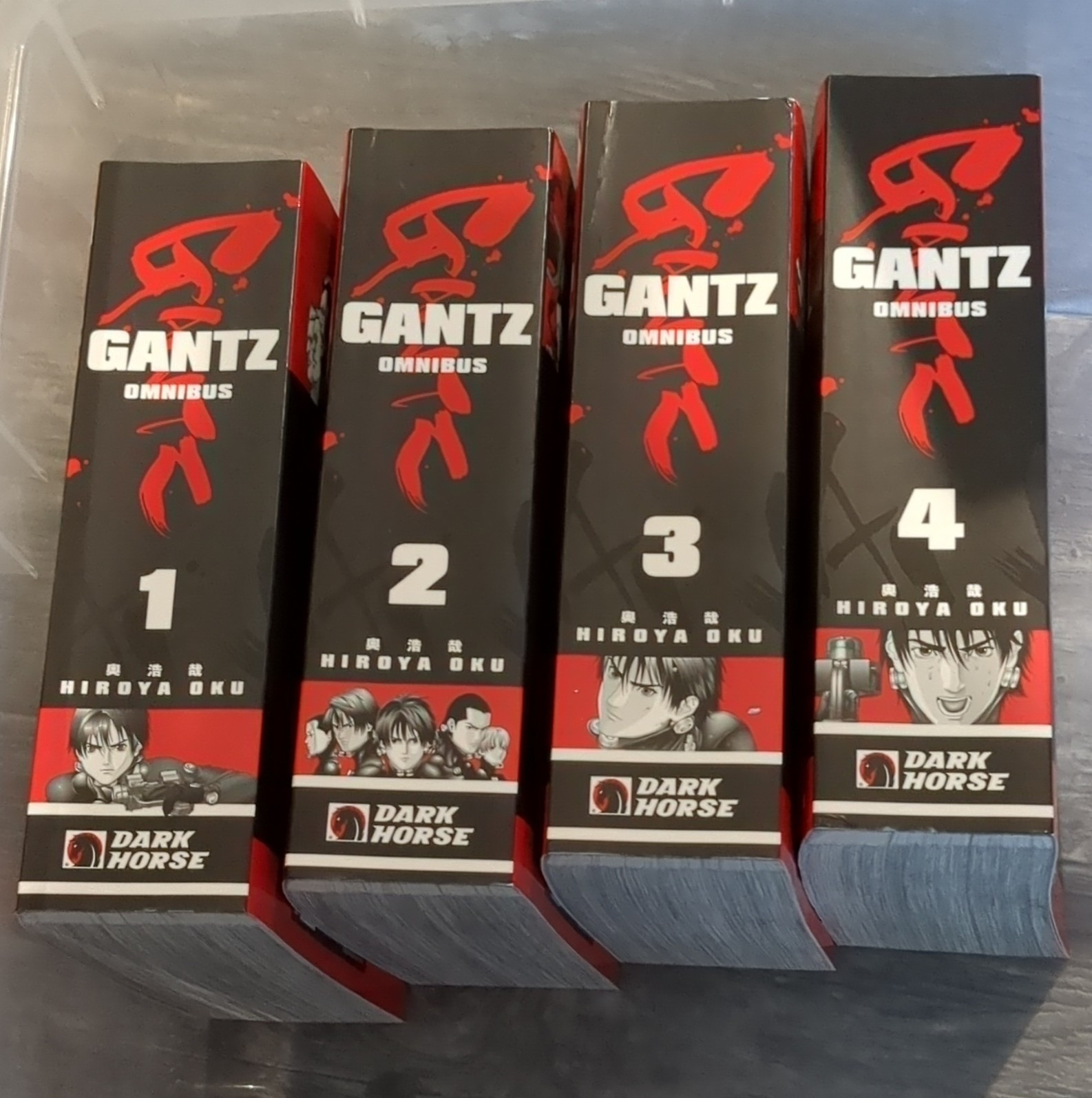 Gantz Omnibus Dark Horse Manga Lot Vol 1-4 English Sci-Fi/Action
