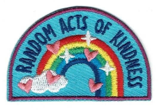 Girl Boy Cub RANDOM ACTS OF KINDNESS Good Deed Fun Patches Badges SCOUT GUIDE