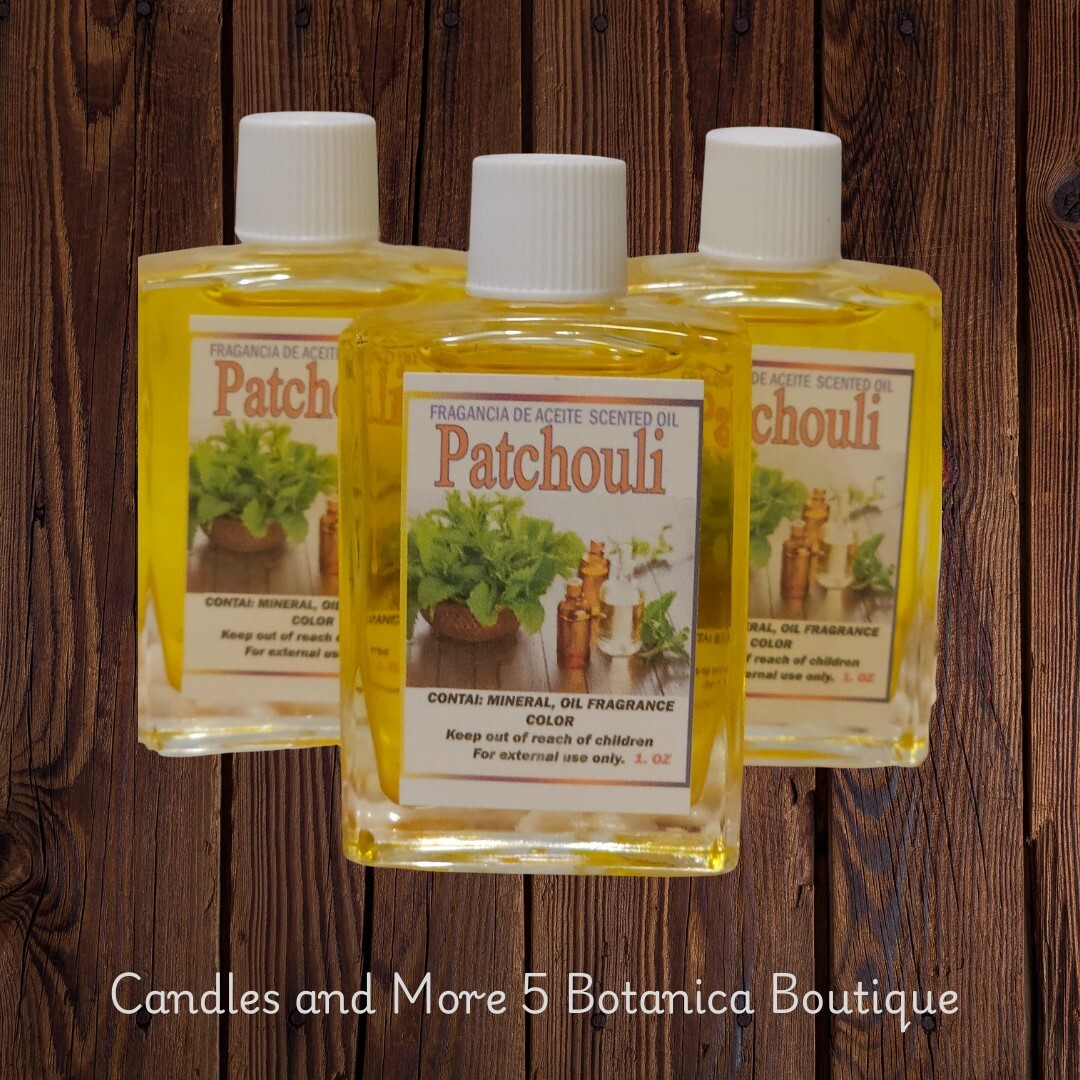Oil Aceite Patchouli Religion Yoruba Spiritual Rituals Scented Oil Santeria IFA