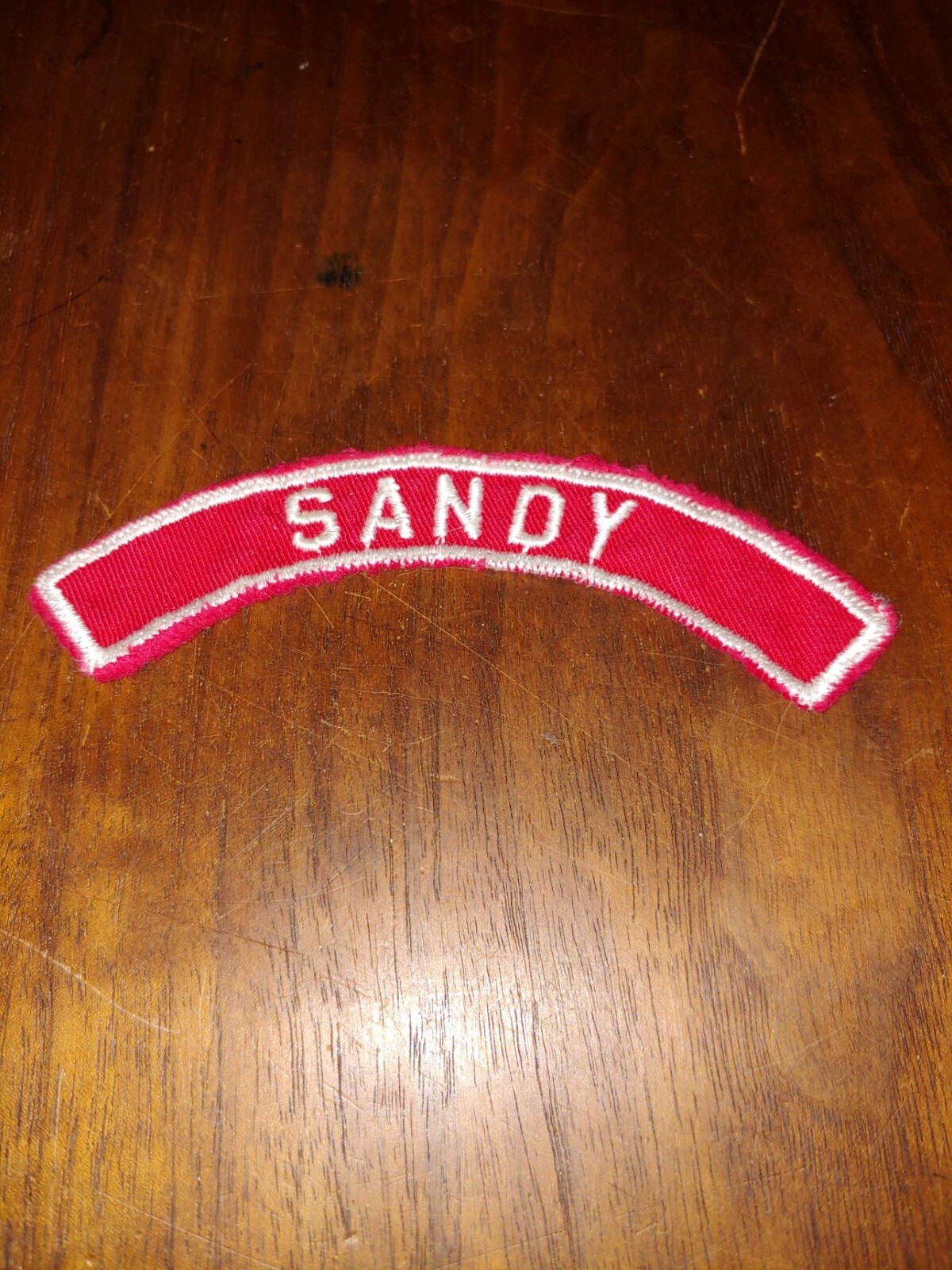 Vintage Boy Scout Sandy Utah Red White state strip BSA 1952-1970\'s Vintage Boy Scout Sandy Utah Red White state strip BSA 1952-1970\'s