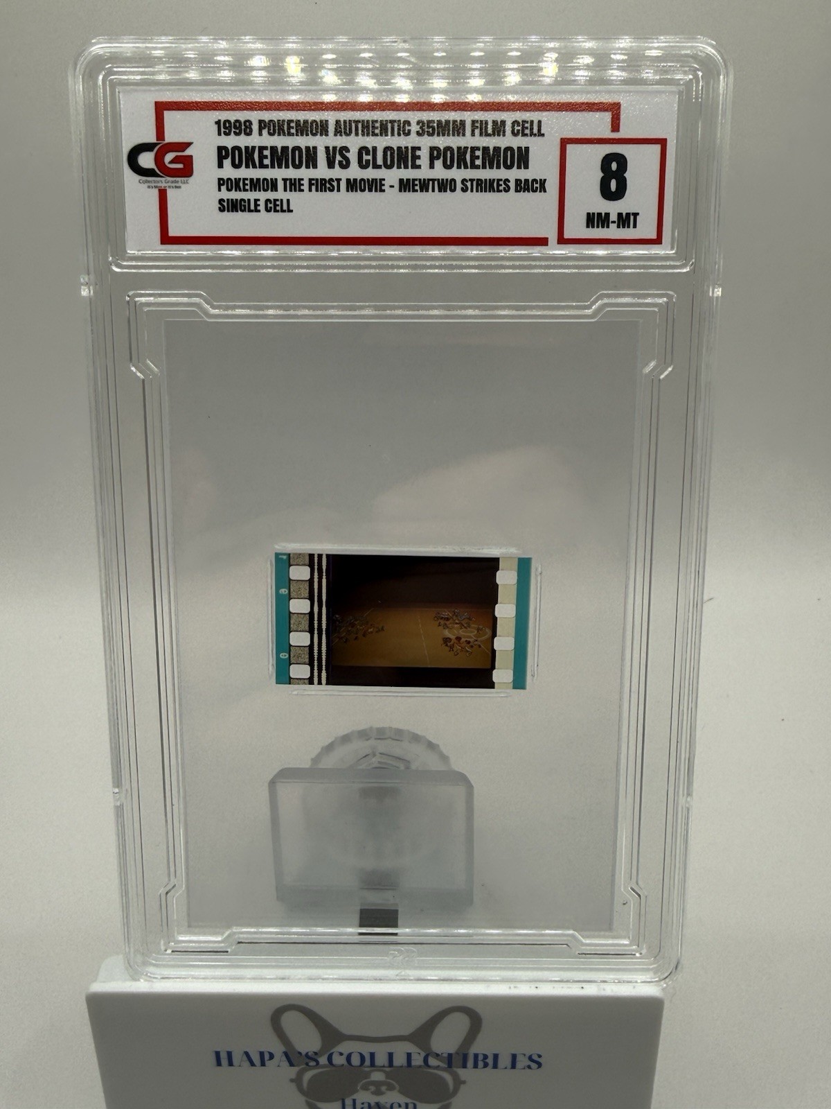 1998 Pokemon The First Movie Authentic Film Cell 35 MM Pokemon VS. Clones CG 8