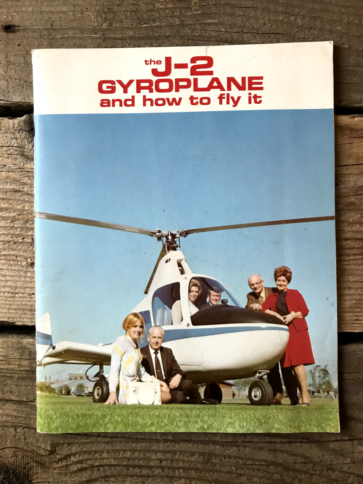 Vintage Early 70s J-2 Gyroplane Promotional Instructional Booklet Vintage Early 70s J-2 Gyroplane Promotional Instructional Booklet