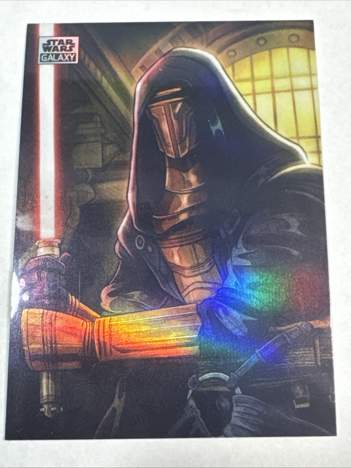 2024 Topps Chrome Star Wars Galaxy #AS-10 Darth Revan Art of the Sith Insert 2024 Topps Chrome Star Wars Galaxy #AS-10 Darth Revan Art of the Sith Insert
