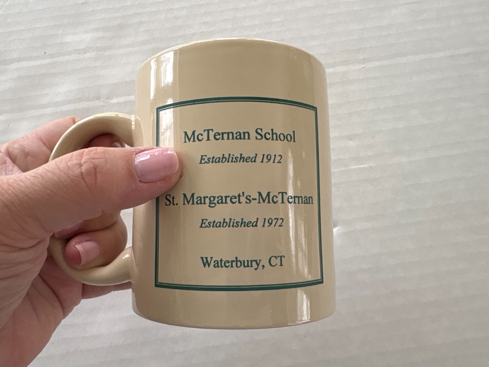 St. Margaret\'s McTernan School Vintage Mug Chase Collegiate Waterbury CT