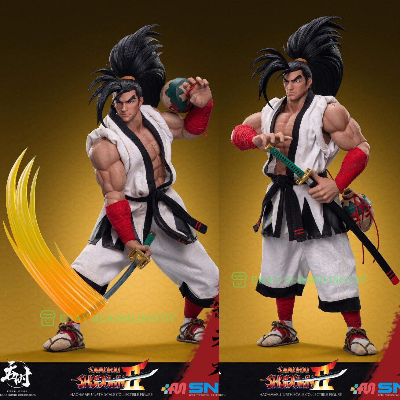 1/6 TUNSHI Studio SNK Haohmaru Samurai Showdown Action Figure In Stock