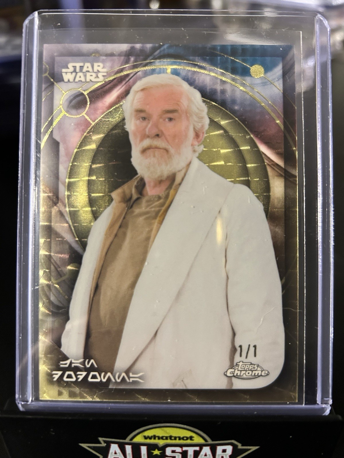 2026 Topps Chrome Star Wars Jan Dodonna 1/1 Superfractor