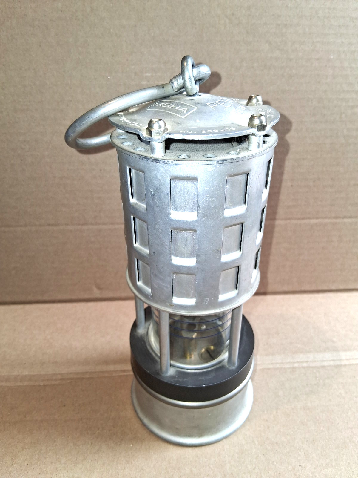 Vtg Koehler Permissible Flame Safety Lamp No 209-15 Coal Miners Lantern USA Vtg Koehler Permissible Flame Safety Lamp No 209-15 Coal Miners Lantern USA