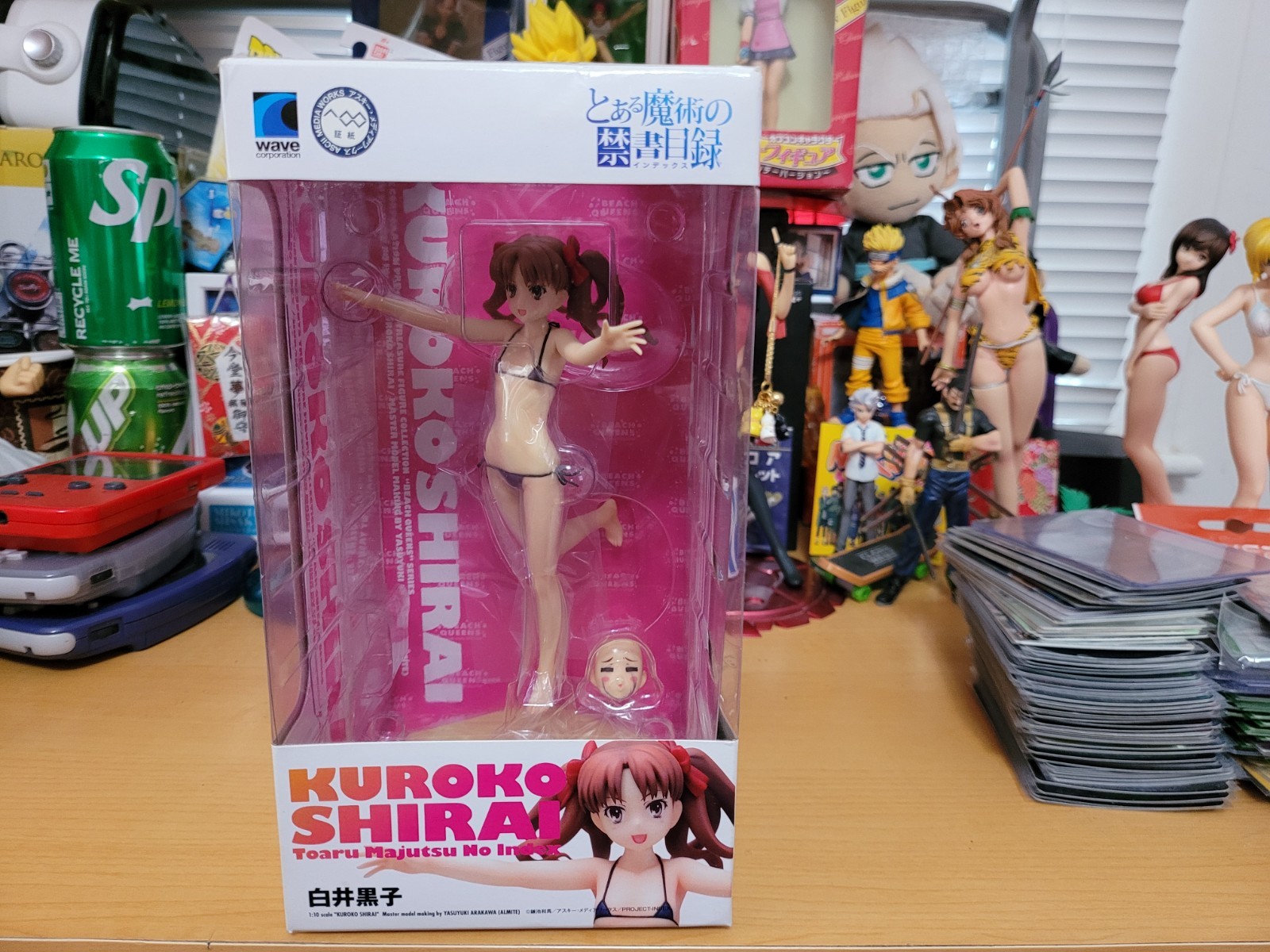 Shirai Kuroko 1/10 figure - Beach Queens - Railgun - Wave - MINT CONDITION Shirai Kuroko 1/10 figure - Beach Queens - Railgun - Wave - MINT CONDITION
