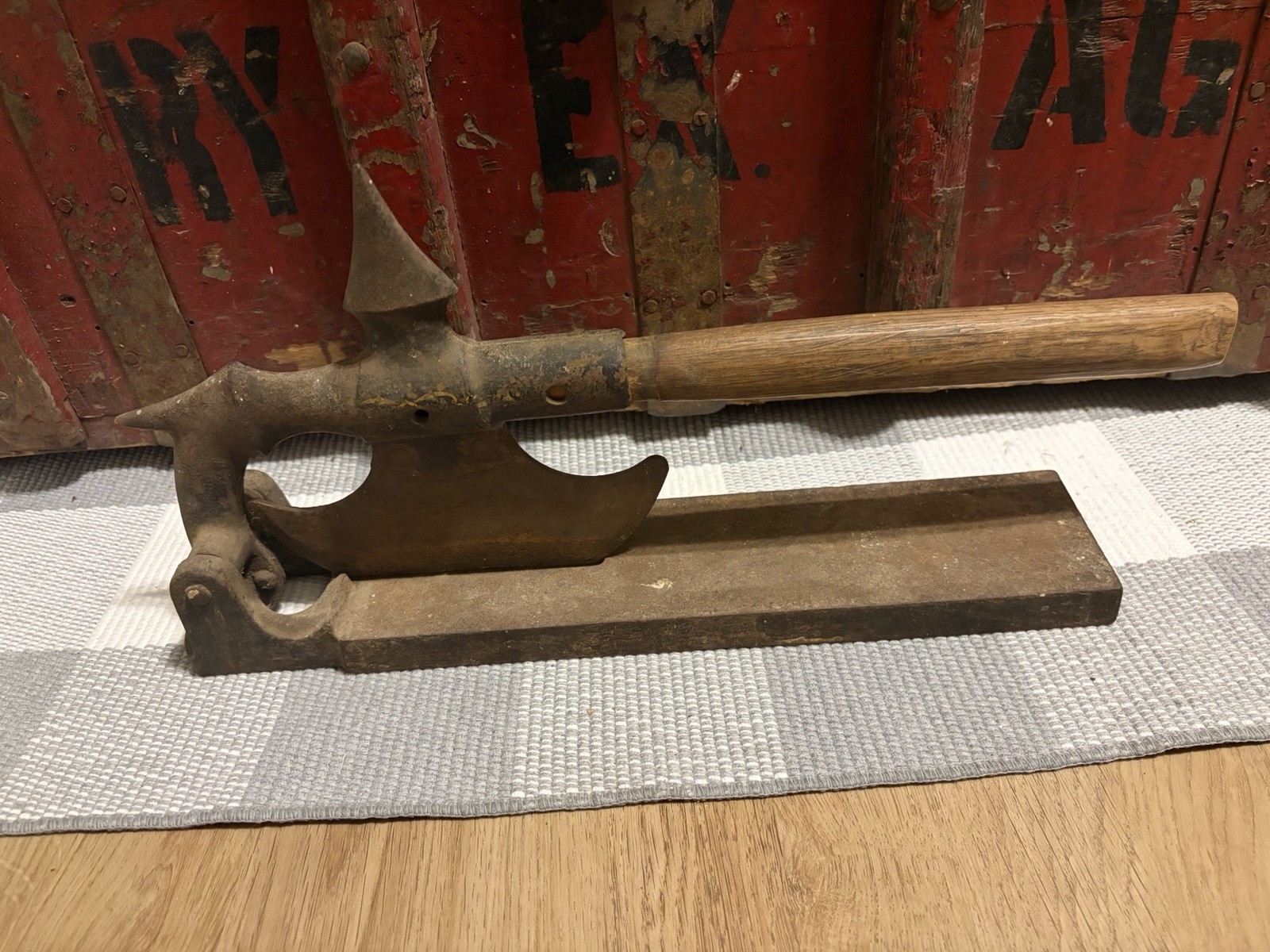 The Rogers Iron Works Co. Battle Axe Tobacco Cutter