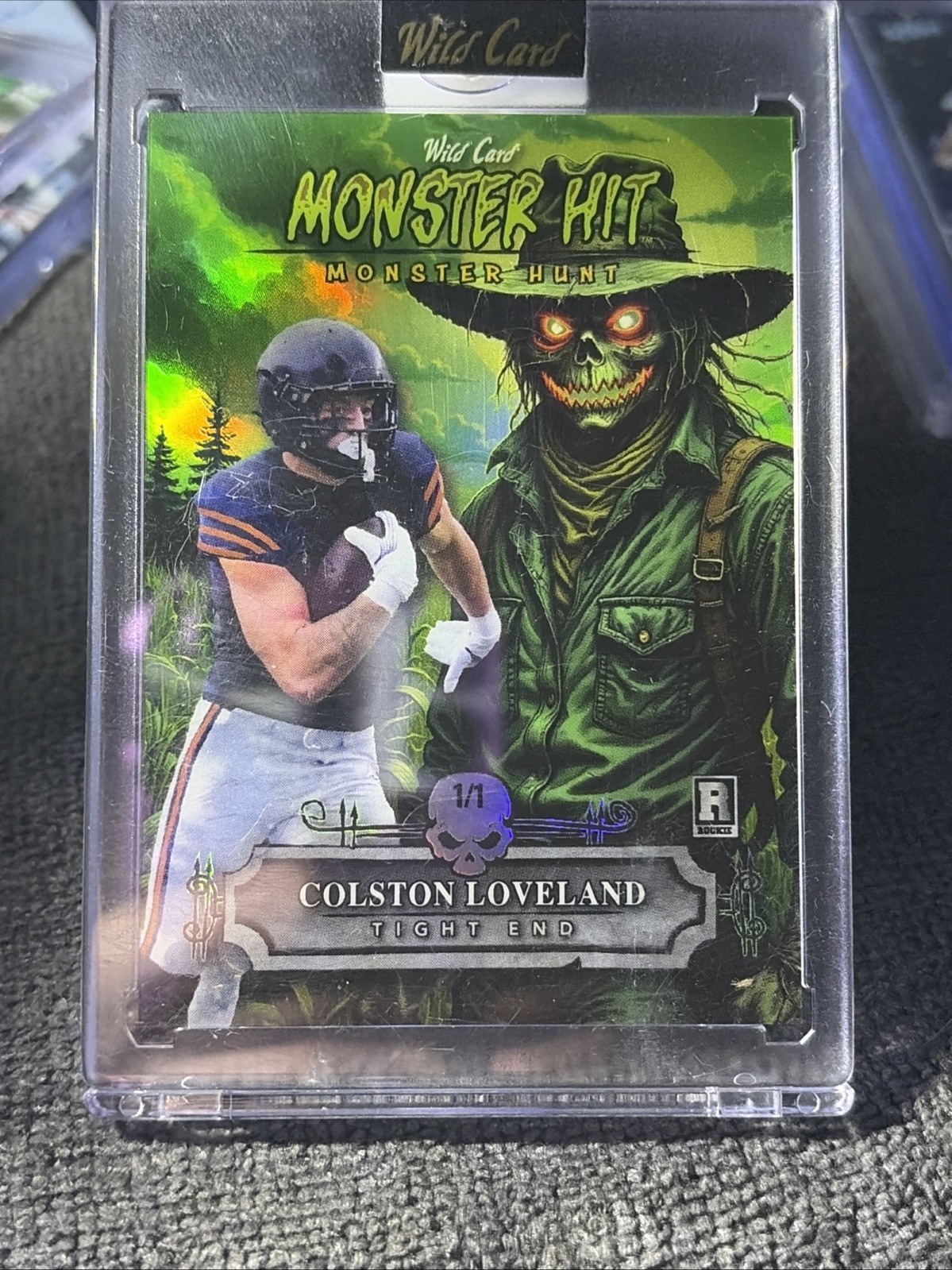 Colston Loveland 1/1 Monster Hit Wild Card Scarecrow 👻 Green Colston Loveland 1/1 Monster Hit Wild Card Scarecrow 👻 Green