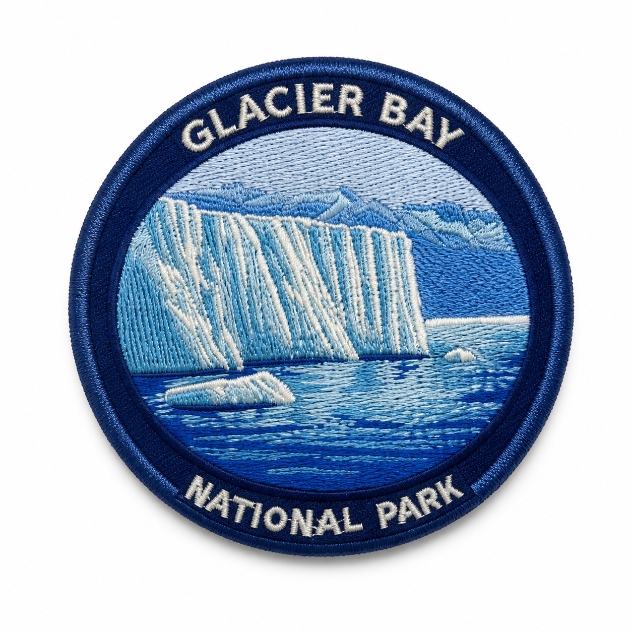 Glacier Bay National Park Embroidered Patch: Alaska Travel Souvenir Badge 3 Inch