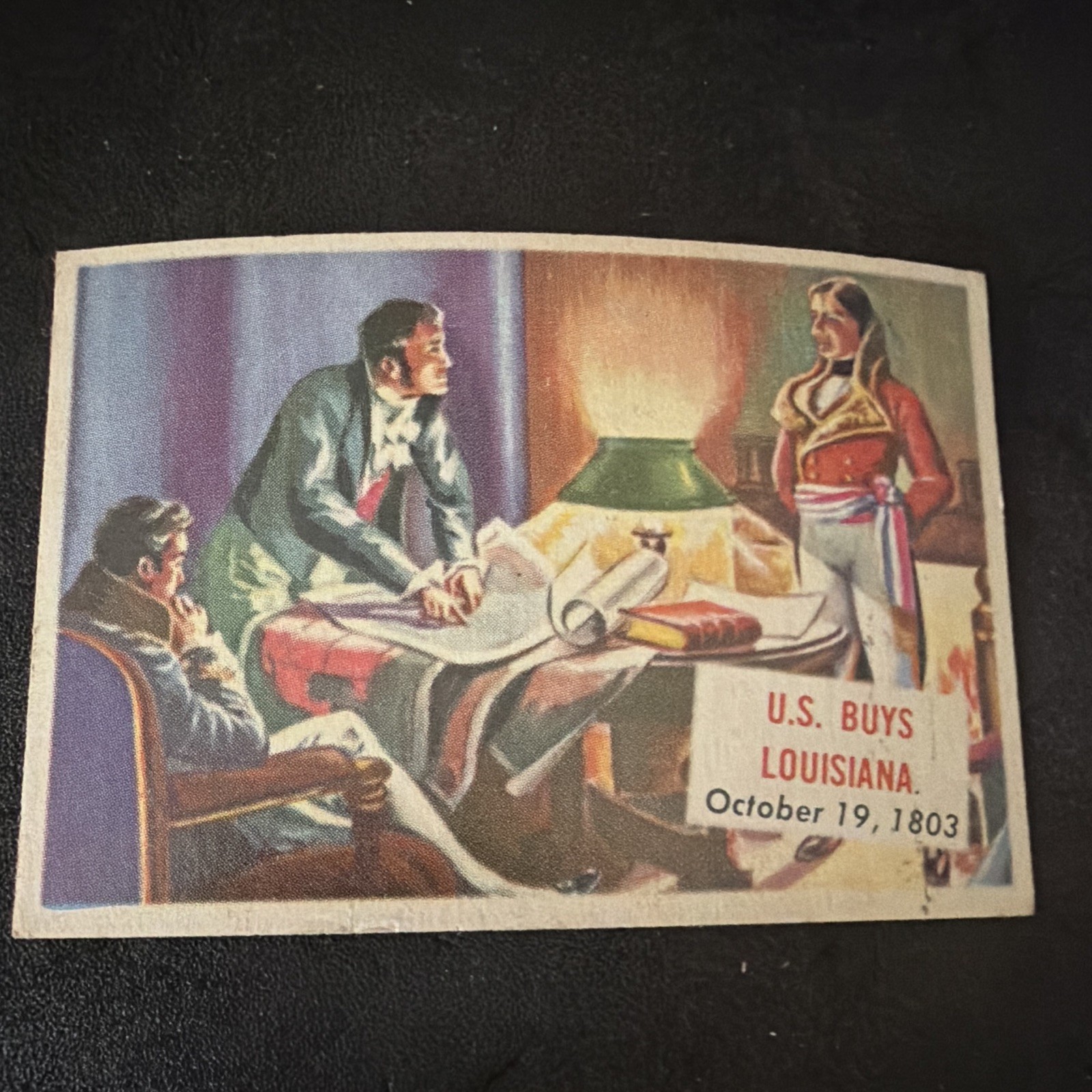 VTG 1938 Gum Inc. The Post-Standard Non-Sport Card #148 U.S. Buys Louisiana