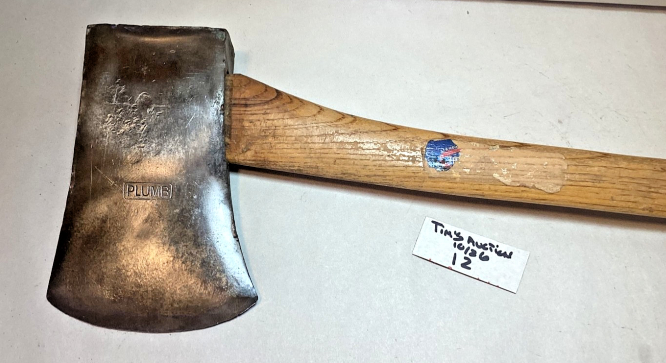 Vintage Plumb single bit axe 5lbs 4.75” blade