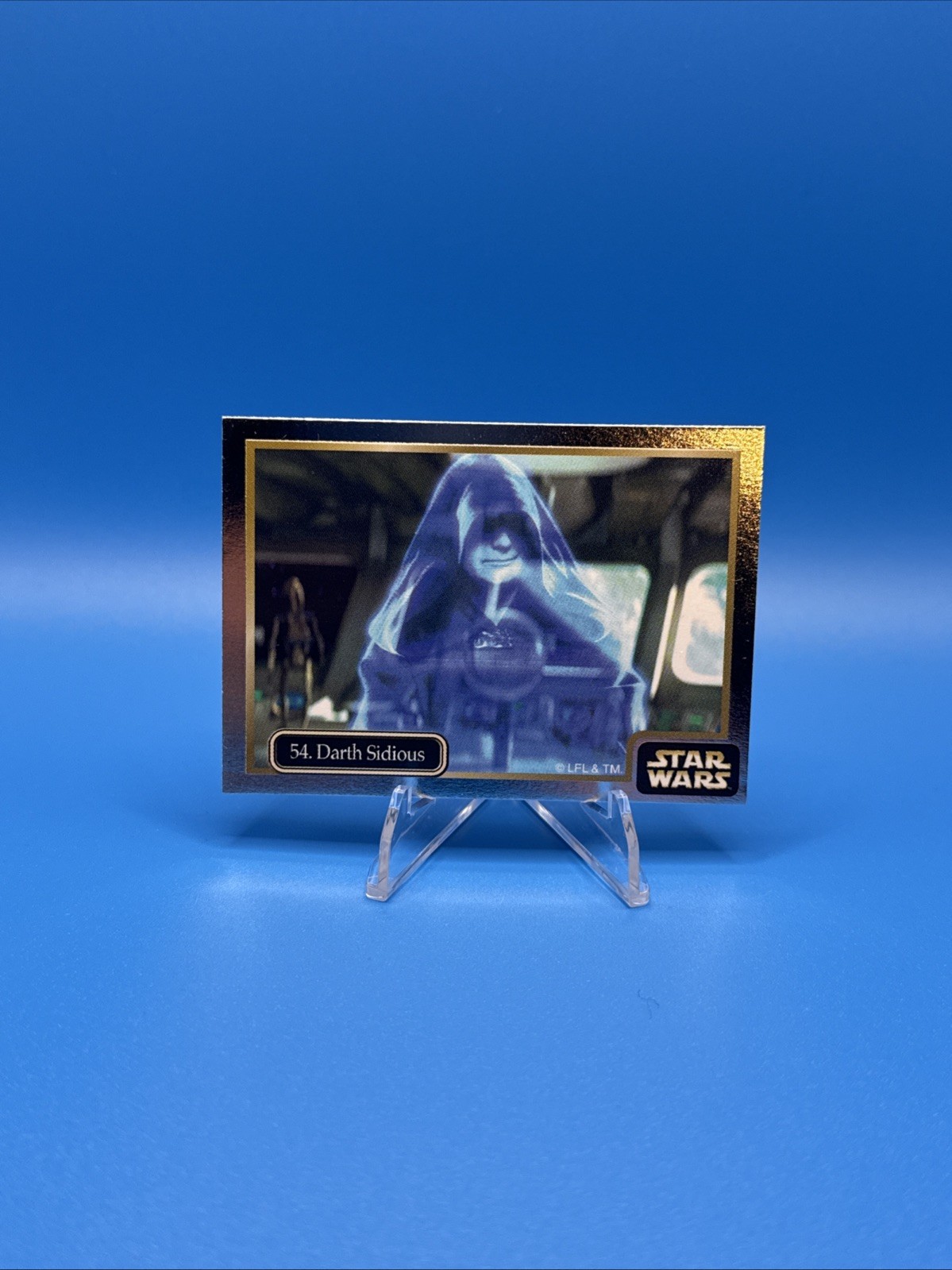 1999 Ikon Star Wars: Episode 1 Silver Darth Sidious #54 1999 Ikon Star Wars: Episode 1 Silver Darth Sidious #54