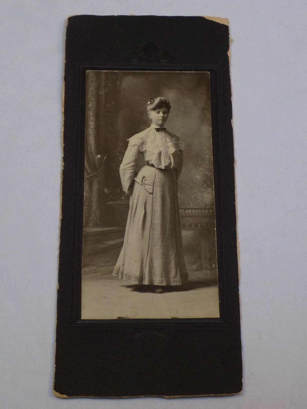 Vintage Kleier Family Genealogy Old Photograph Portrait Gibson Girl Era Lady IA