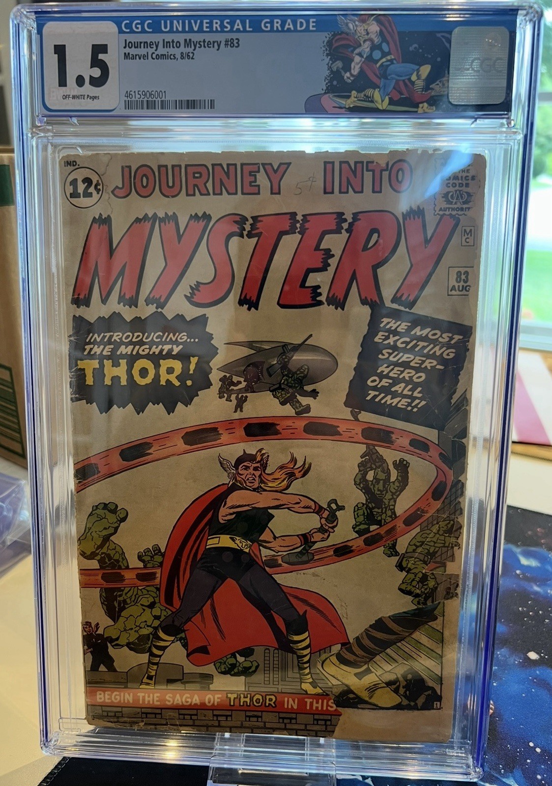 Journey Into Mystery 83 1962 CGC 1.5 First App Thor Custom Label Journey Into Mystery 83 1962 CGC 1.5 First App Thor Custom Label