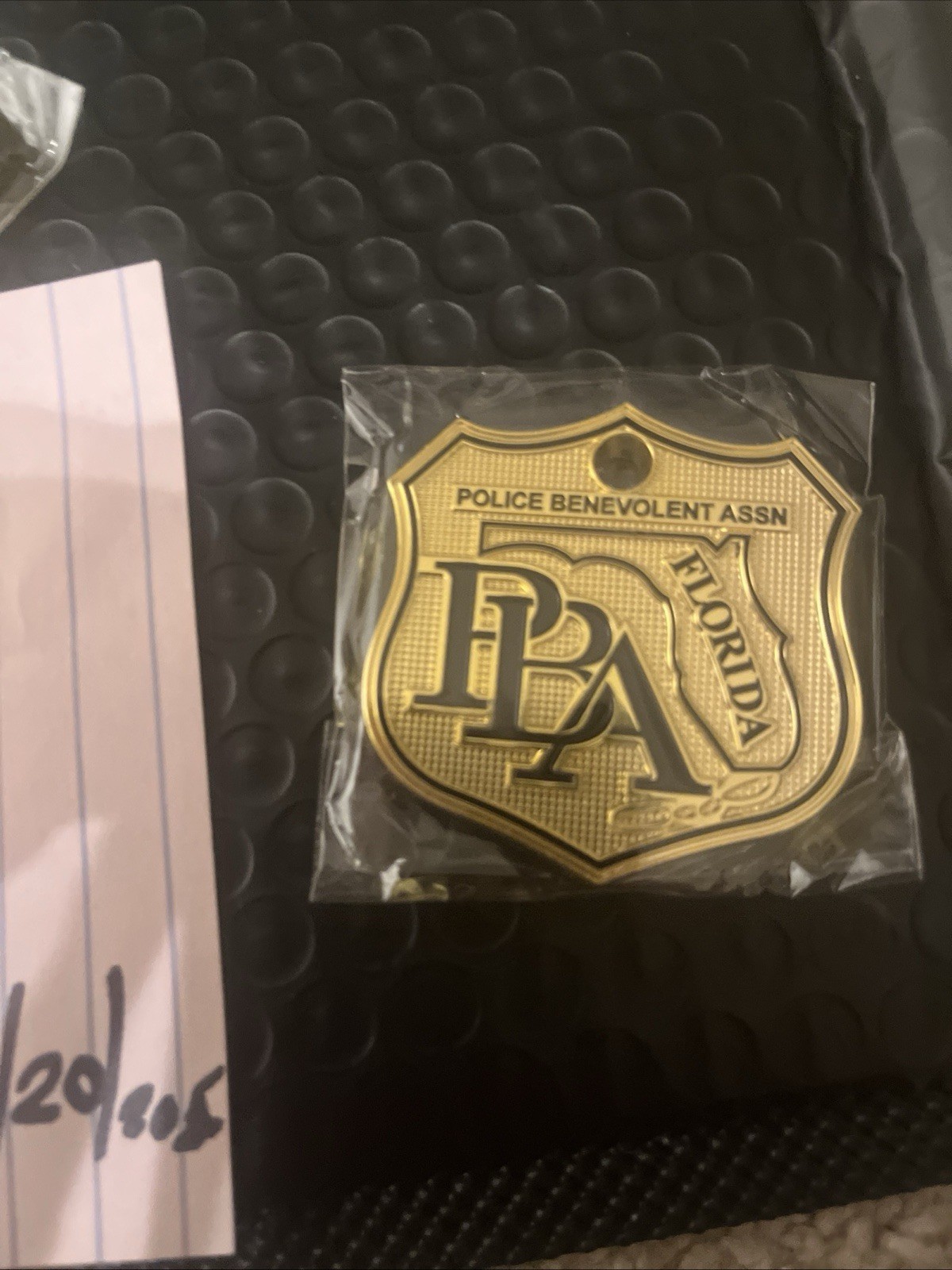 NEW 2025 PBA SHIELD FLORIDA SUPPORTER CAR GOLD LICENSE PLATE NEW 2025 PBA SHIELD FLORIDA SUPPORTER CAR GOLD LICENSE PLATE