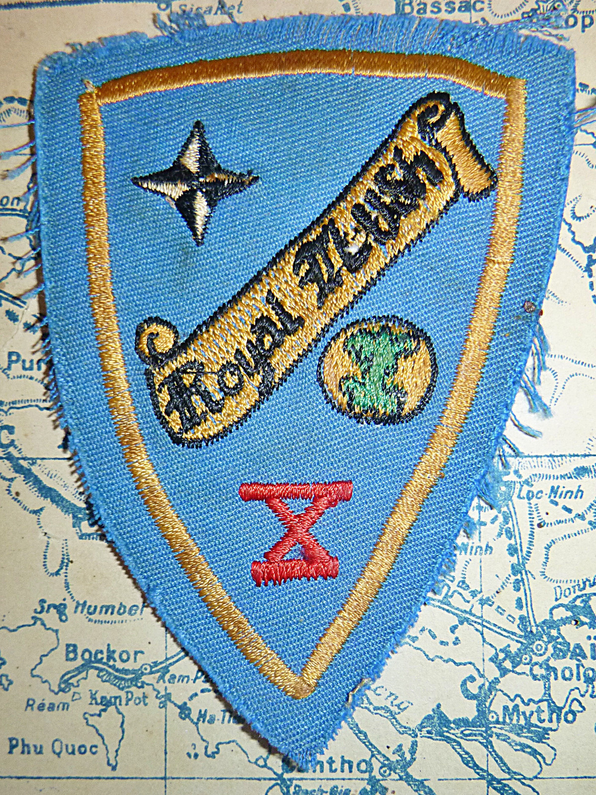 Original 1965 Snoopy Patch - F4 NATO, Royal Flush X - Furstenfeldbruck AB, D.113