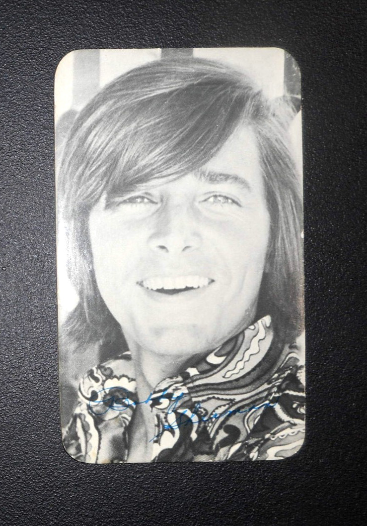 1970 BOBBY SHERMAN PLAKS CARD TOPPS * SUPER RARE TEST *