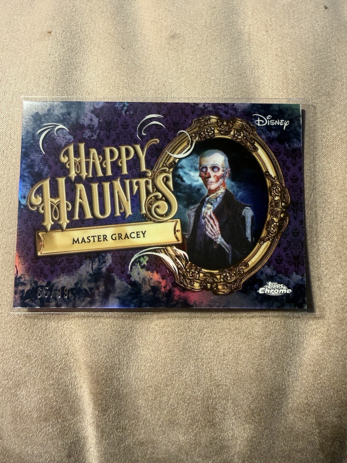 2025 Topps Disneyland 70th Happy Haunts Chrome Master Gracey /99 HHC-2 Disney 2025 Topps Disneyland 70th Happy Haunts Chrome Master Gracey /99 HHC-2 Disney