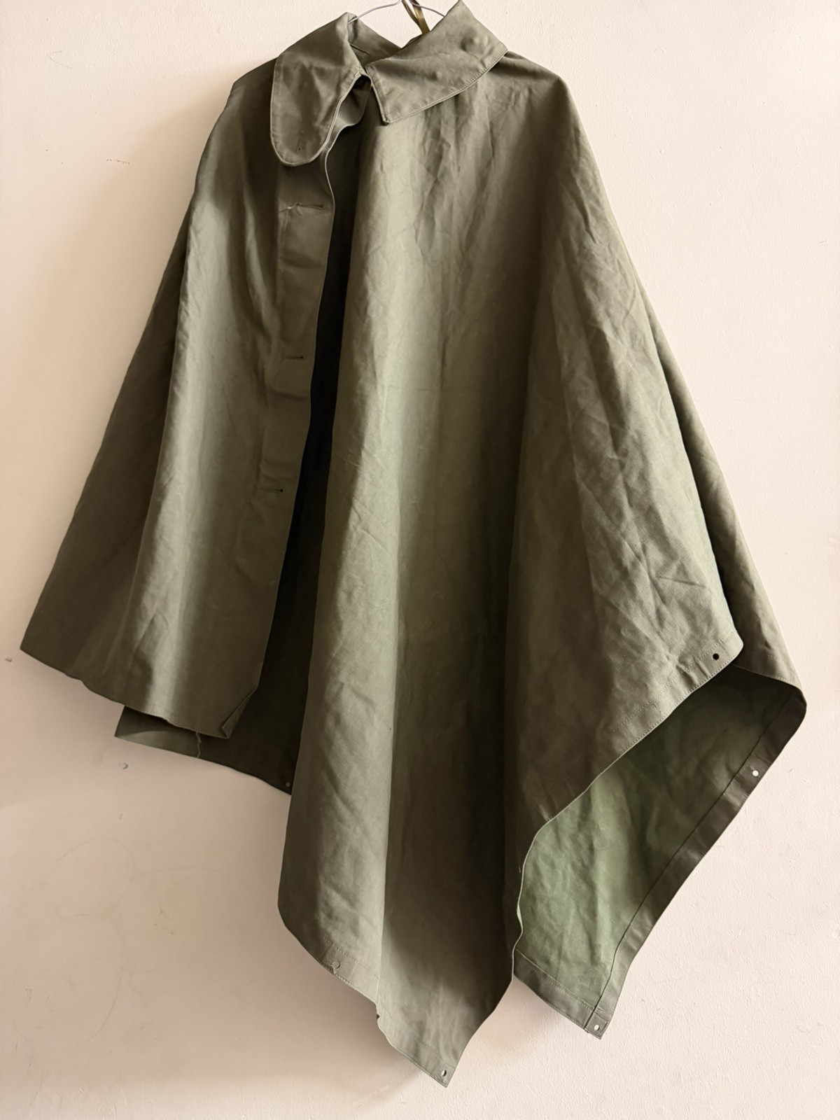 1954 Vtg British Army Rain Cape Groundsheet Poncho Strauss & Sons Canvas 1954 Vtg British Army Rain Cape Groundsheet Poncho Strauss & Sons Canvas