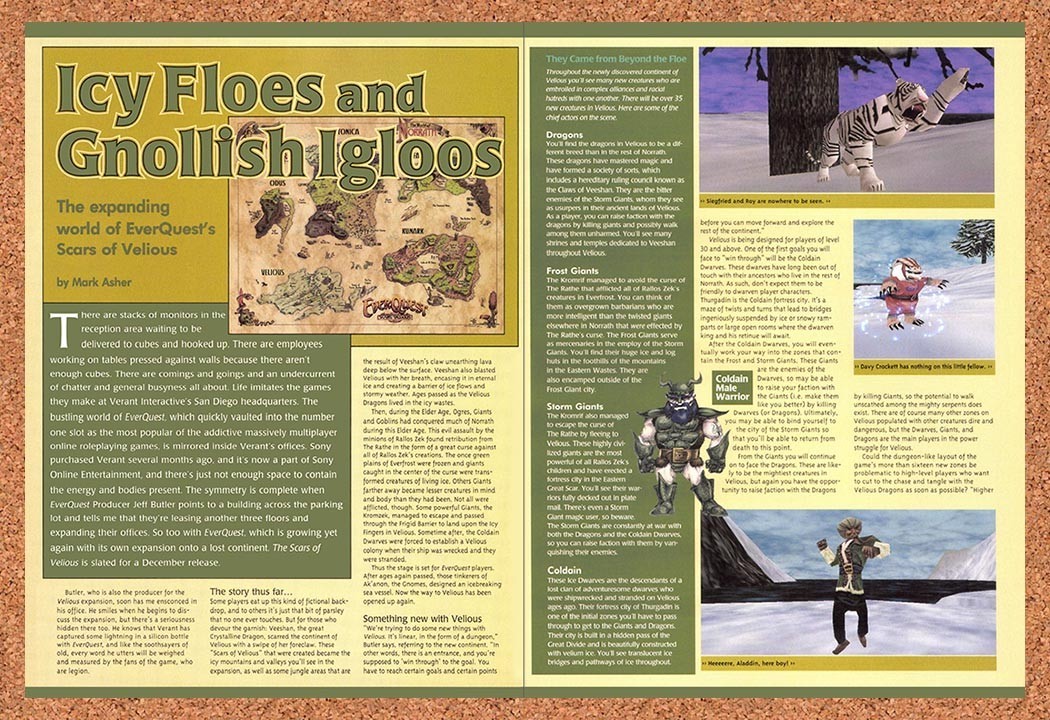 2000 EverQuest Scars Of Velious Early Preview Original Advertisement / Promo vr3 2000 EverQuest Scars Of Velious Early Preview Original Advertisement / Promo vr3