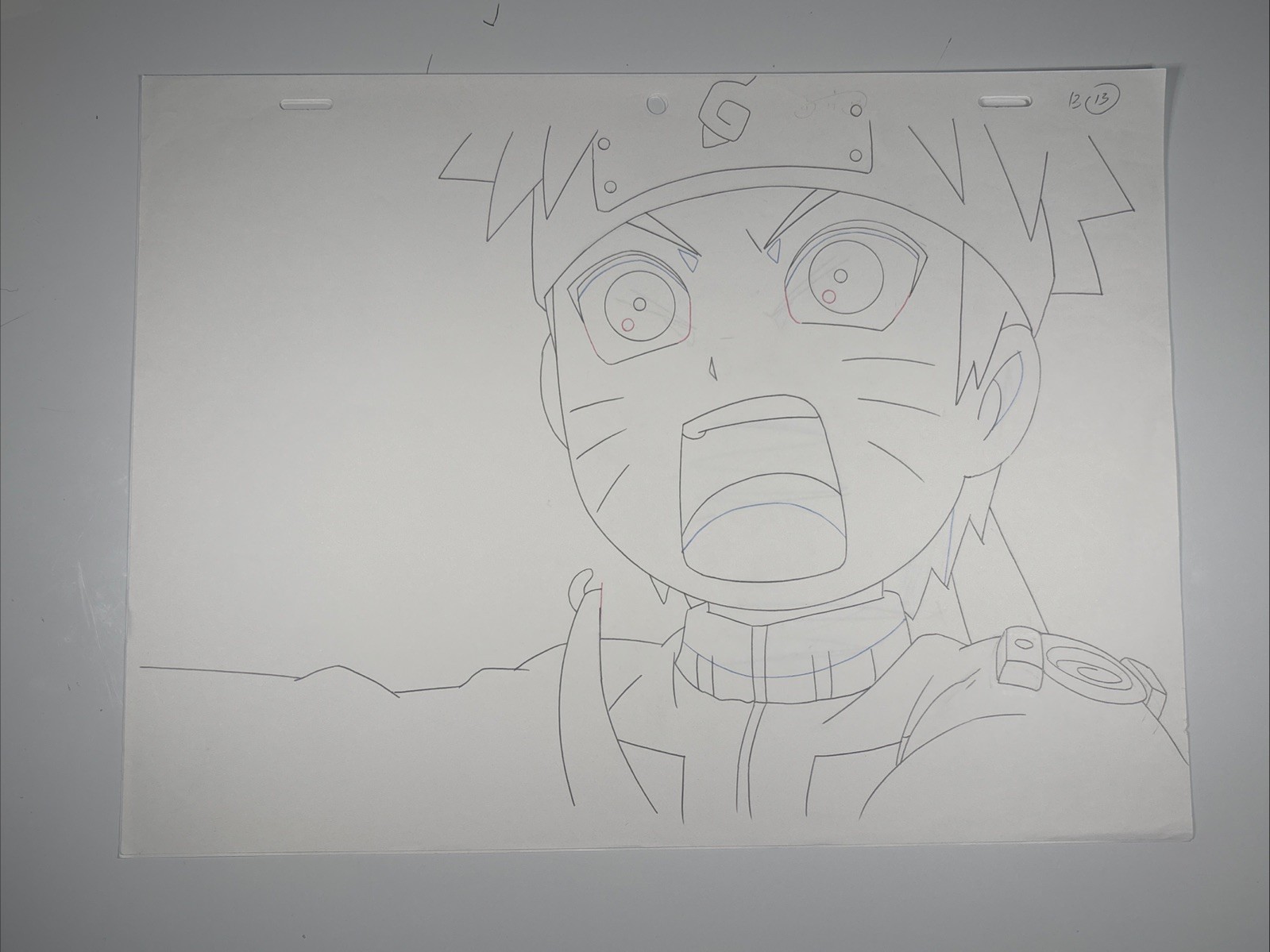 NARUTO SD Animation Cel Anime Art NINJA PALS Genga Douga layout TENTEN #12 I1 NARUTO SD Animation Cel Anime Art NINJA PALS Genga Douga layout TENTEN #12 I1