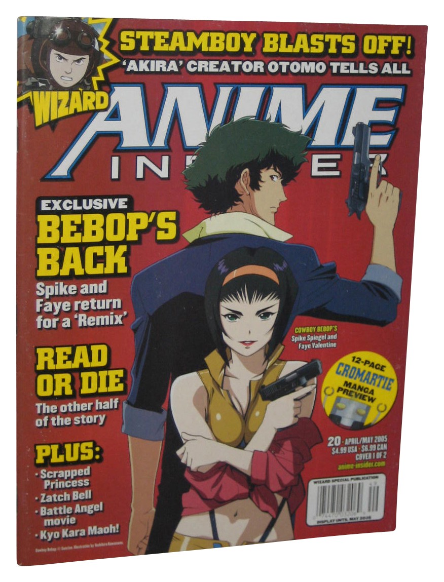Wizard Anime Insider April May 2005 Magazine Book #20 - (Cowboy Bebop Spike & Fa