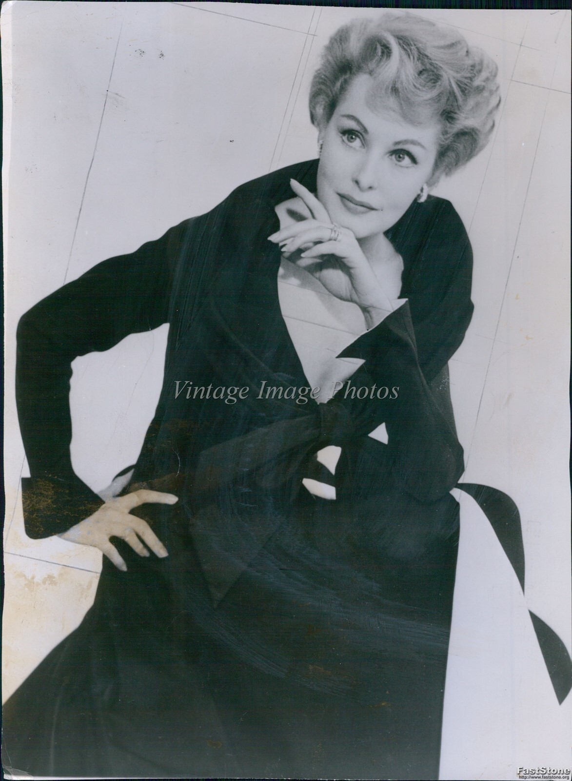 1958 Arlene Dahl Lovely Actress Appearing In The King And I Theater Photo 6x8