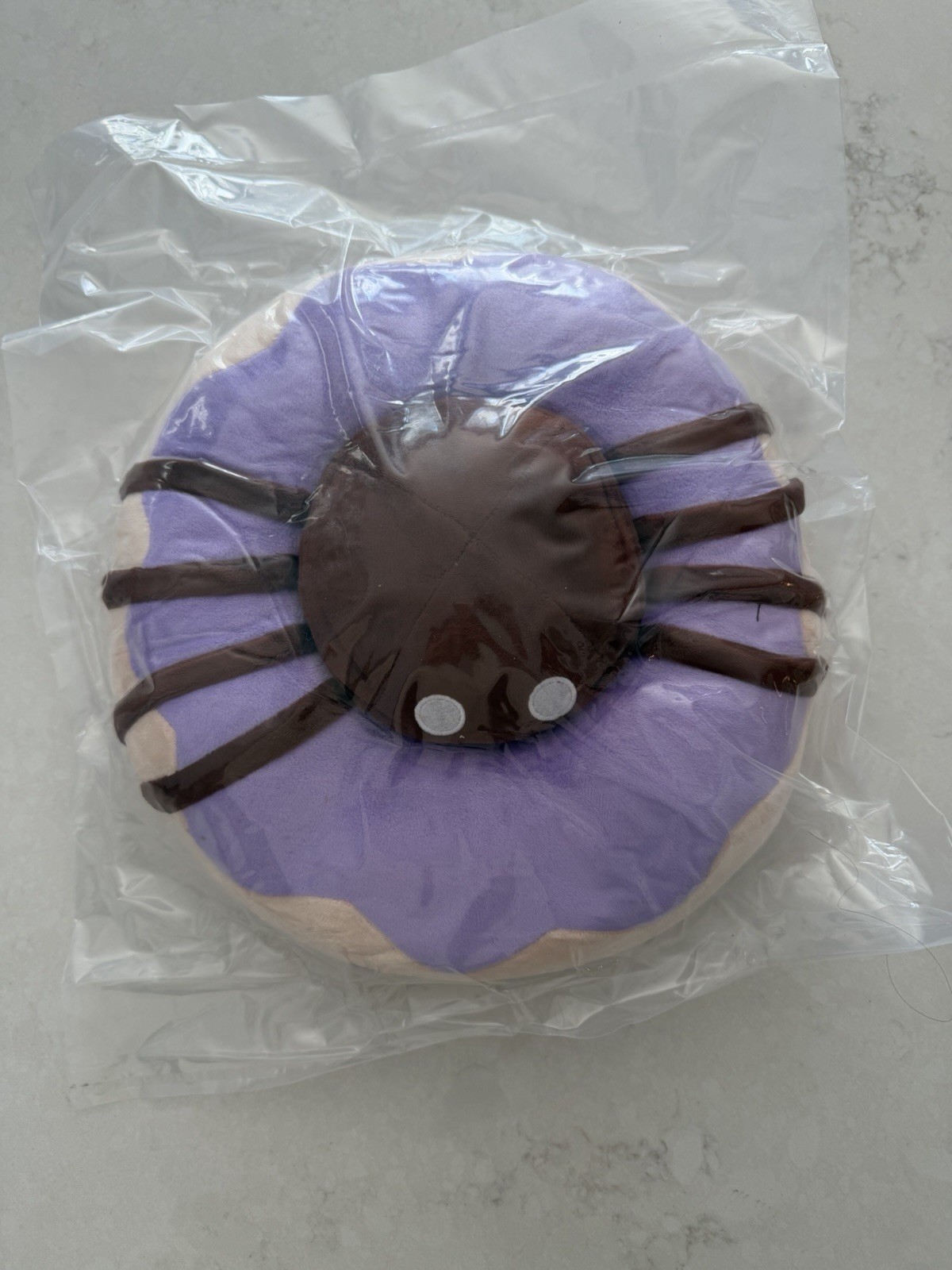 2026 Dunkin Donuts 12” Spidey D Spider Donut Plush Limited Edition Halloween NEW