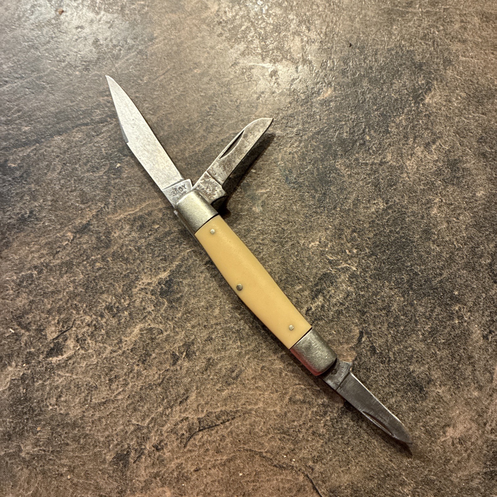 Vintage Schlieper Solingen Germany Vintage 3-Blade Pocketknife German Eye 350Y Vintage Schlieper Solingen Germany Vintage 3-Blade Pocketknife German Eye 350Y
