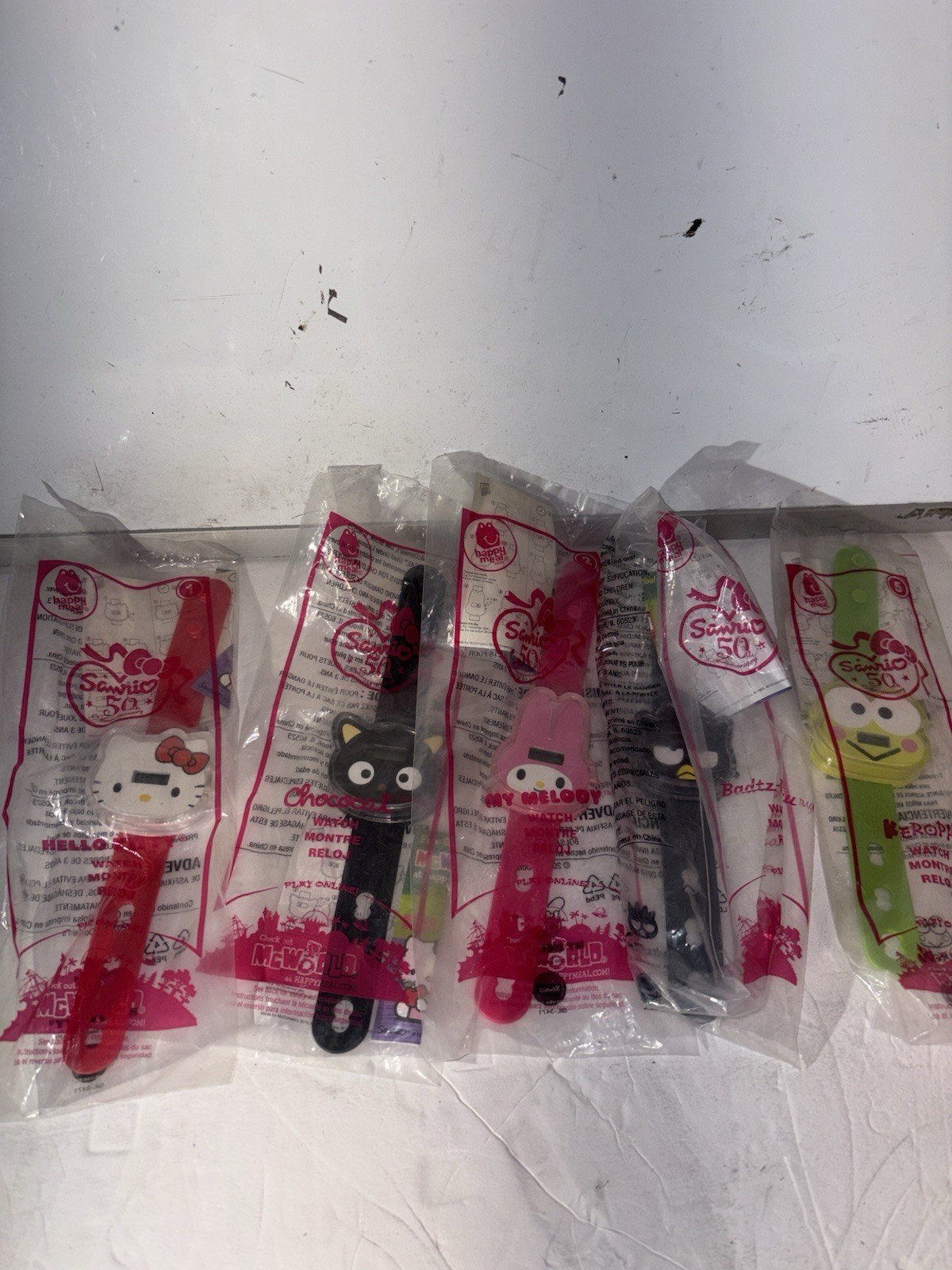 NEW Sanrio 50th Anniversary Watch Collection Vintage 2010 McDonald’s Set Of 5 NEW Sanrio 50th Anniversary Watch Collection Vintage 2010 McDonald’s Set Of 5