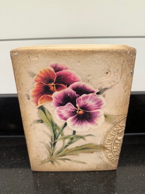 Sid Dickens Memory Block T-343 Love In Idleness PANSY FLOWERS 2017