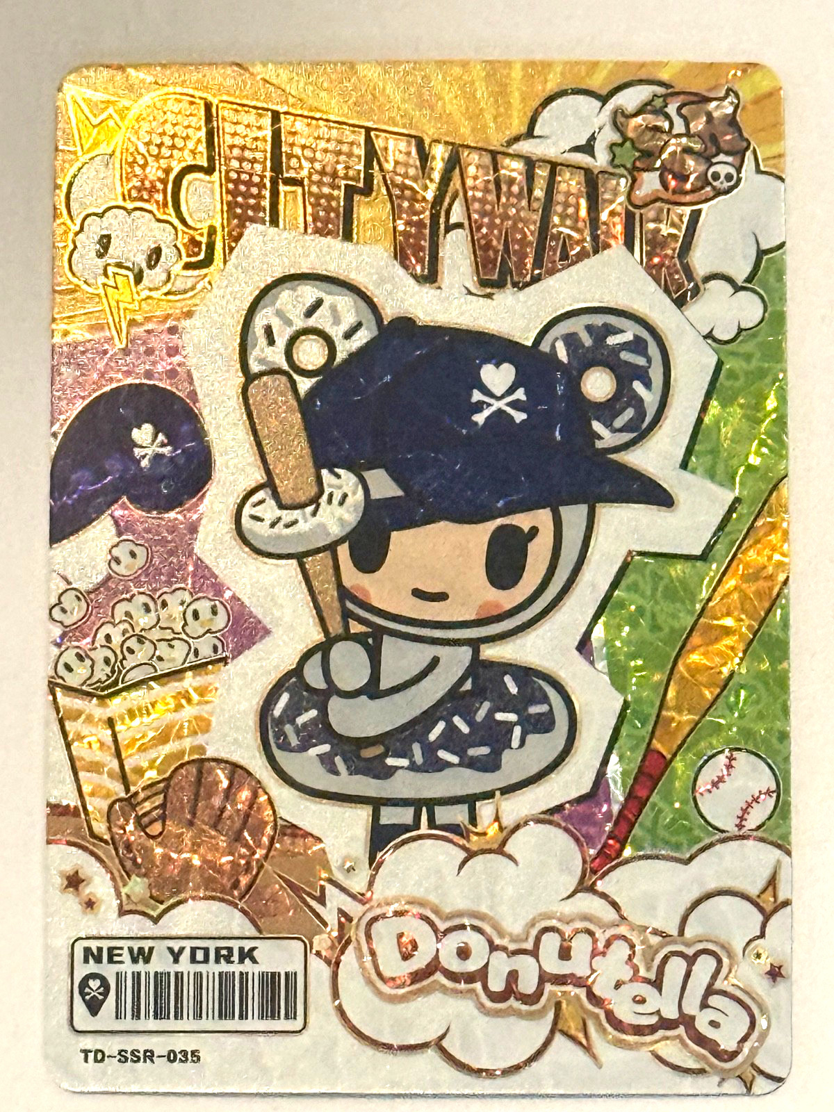 Donutella- TokiDoki- TD-SSR-035 Serial # 1262/2026 Wonder Voyage Series