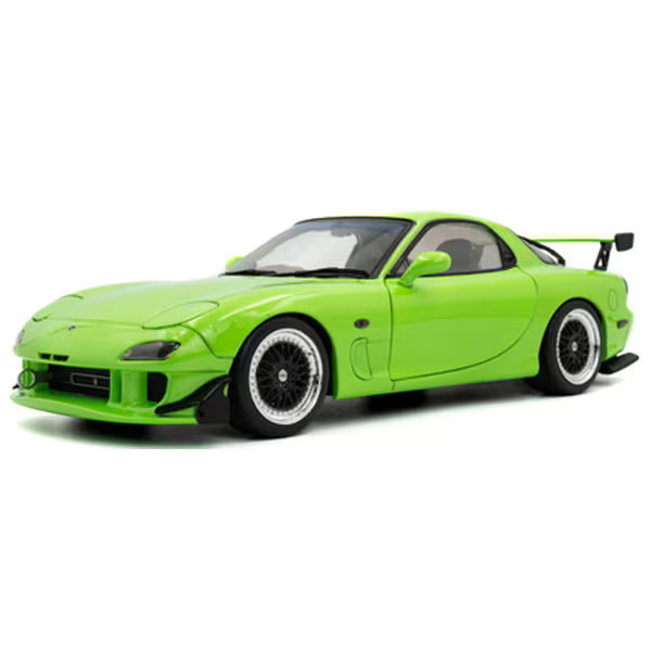S1810606 1/18 Mazda RX-7 (FD3S) SOLIDO WORKS 1999 Neon Green Diecast Mini S1810606 1/18 Mazda RX-7 (FD3S) SOLIDO WORKS 1999 Neon Green Diecast Mini
